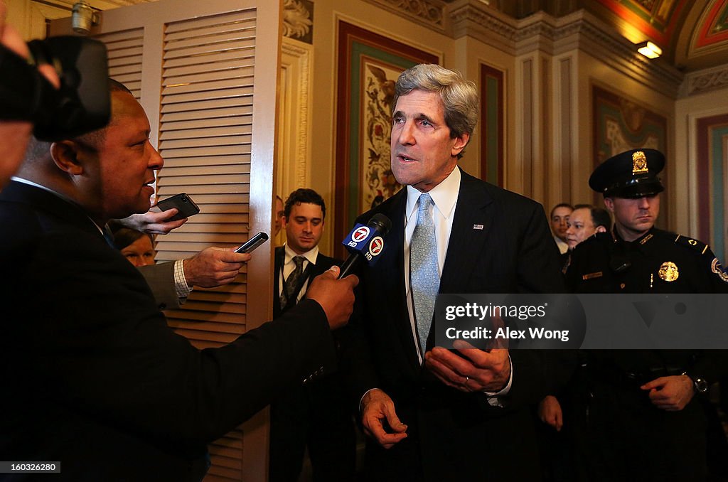 Senate Votes On Nomination Of Sen. John Kerry To Become Secretary Of State
