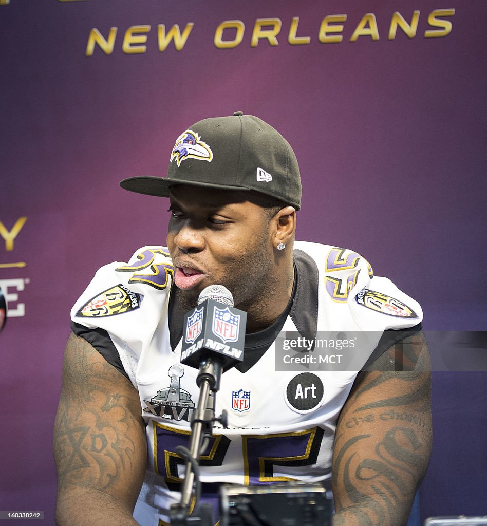 SUPER BOWL MEDIA DAY BALTIMORE RAVENS