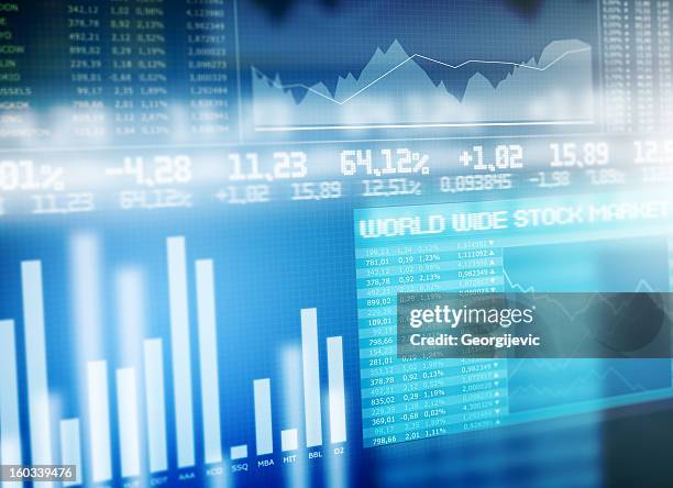 stock market - corporate business abstract stock pictures, royalty-free photos & images