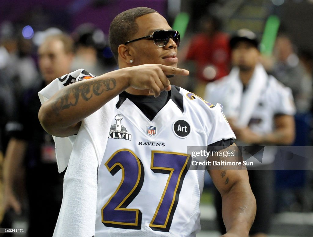 SUPER BOWL MEDIA DAY BALTIMORE RAVENS