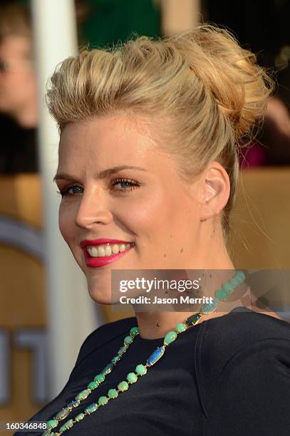 Actress Busy Philipps attends the 19th Annual Screen Actors Guild Awards at The Shrine Auditorium on January 27, 2013 in Los Angeles, California....