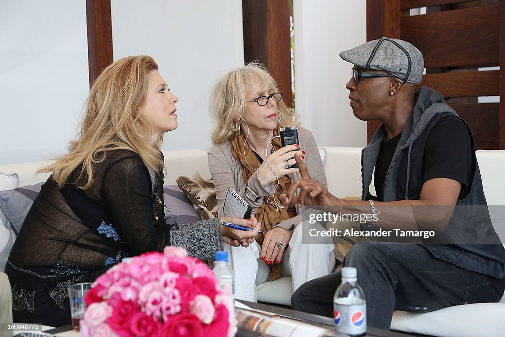 Arsenio Hall Attends NATPE - Day 2