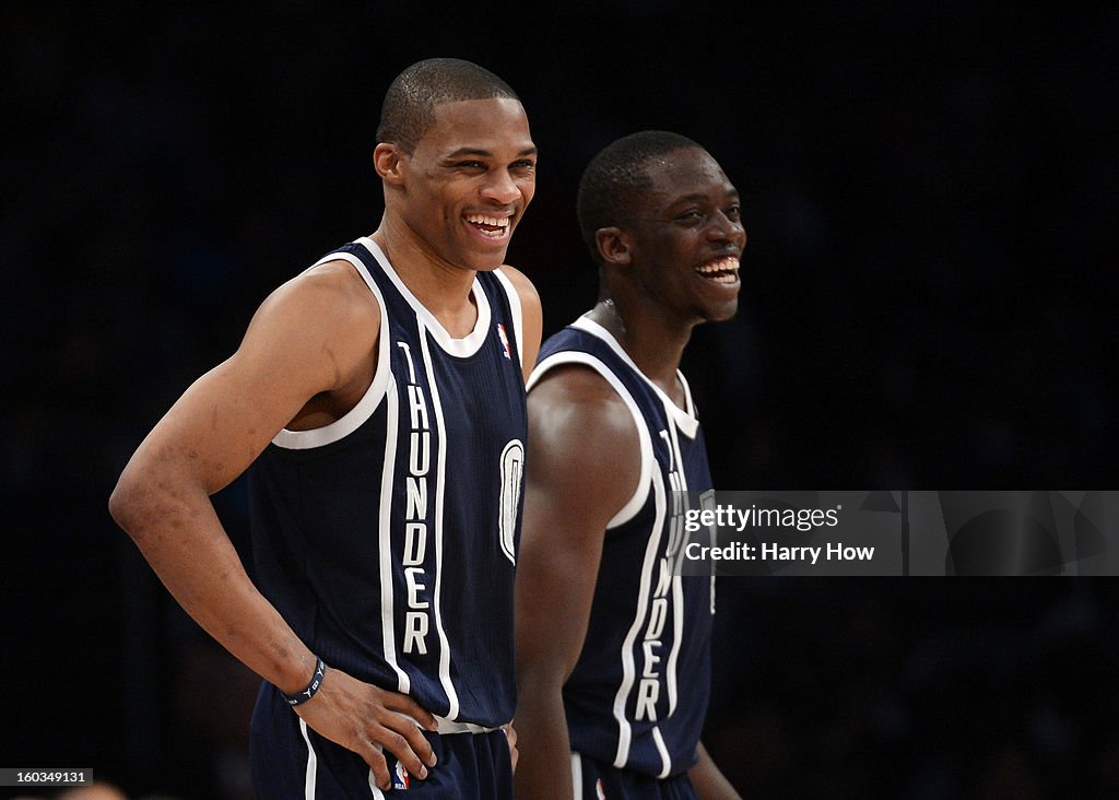 Oklahoma City Thunder v Los Angeles Lakers