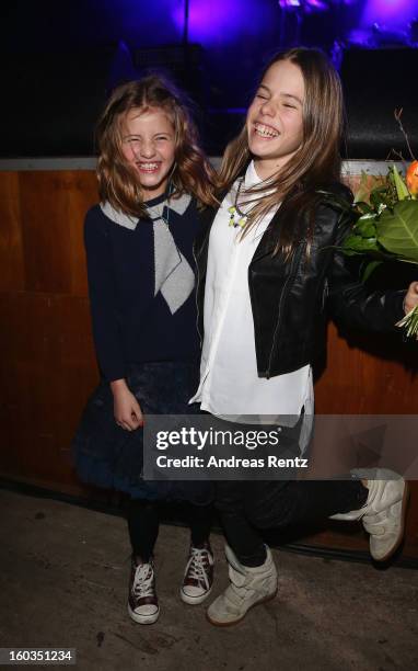 Emma Schweiger and Paula attend the after show party to 'Kokowaeaeh 2' - Germany Premiere at Astra on January 29, 2013 in Berlin, Germany.