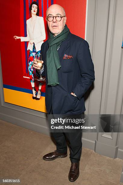 Etro founder Gimmo Etro attends ETRO Spring 2013 Collection Celebration Hosted By Erik Madigan Heck at ETRO Soho Boutique on January 29, 2013 in New...