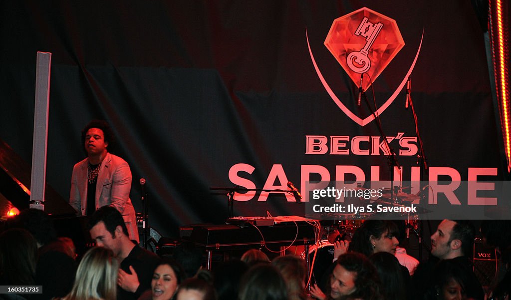 No Diggity, No Doubt: Beck's Sapphire Pops Up In New York City To Celebrate Super Bowl