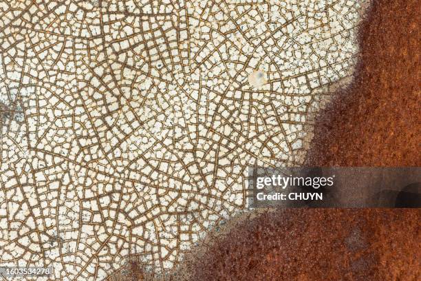 global warming - rust wall background stock illustrations