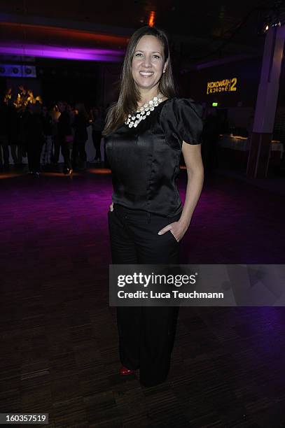 Dana Schweiger attends the after show party to 'Kokowaeaeh 2' - Germany Premiere at Astra on January 29, 2013 in Berlin, Germany.