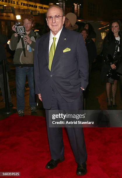 Clive Davis attends the Manilow On Broadway Opening Night After Party at the Copacabana on January 29, 2013 in New York City.