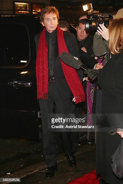 Barry Manilow attends the Manilow On Broadway Opening Night After Party at the Copacabana on January 29, 2013 in New York City.