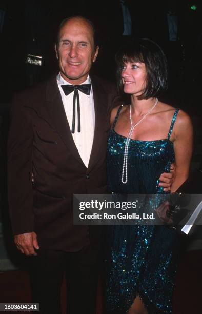 Actor couple Robert Duvall and Sharon Brophy attend the 41st annual Primetime Emmy Awards at the Pasadena Civic Auditorium, Pasadena, California,...