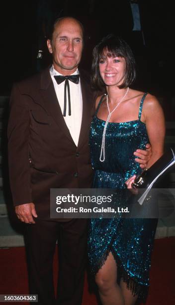 Actor couple Robert Duvall and Sharon Brophy attend the 41st annual Primetime Emmy Awards at the Pasadena Civic Auditorium, Pasadena, California,...