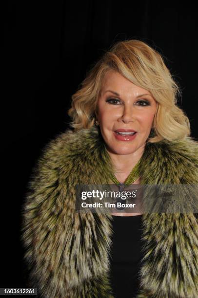 Joan Rivers performed at the Friars testimonial dinner for Larry King on Nov. 14 at the Sheraton Hotel in New York, NY.
