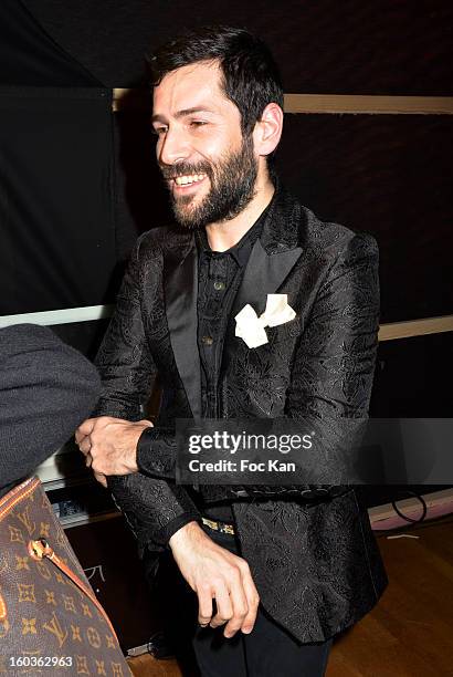 Alexis Mabille attends the Alexis Mabille Spring/Summer 2013 Haute-Couture show as part of Paris Fashion Week at Mairie du 4e on January 21, 2013 in...