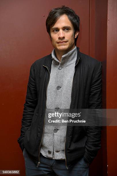 Gael Garcia Bernal attends a photocall to promote his Oscar nominated film 'No', which tells the story of Chilean dictator Augusto Pinochet at The...