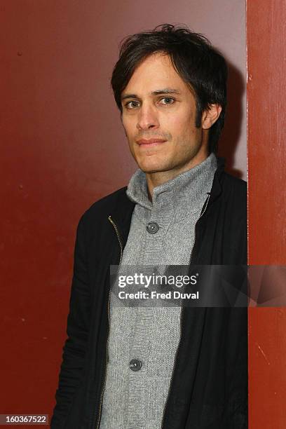 Gael Garcia Bernal attends a photocall to promote his Oscar nominated film 'No', which tells the story of Chilean dictator Augusto Pinochet at The...