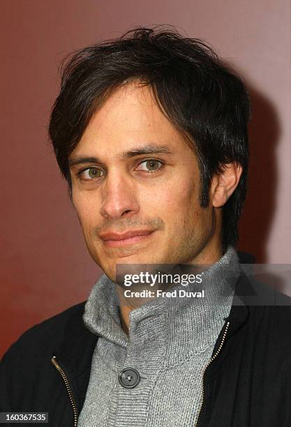 Gael Garcia Bernal attends a photocall to promote his Oscar nominated film 'No', which tells the story of Chilean dictator Augusto Pinochet at The...