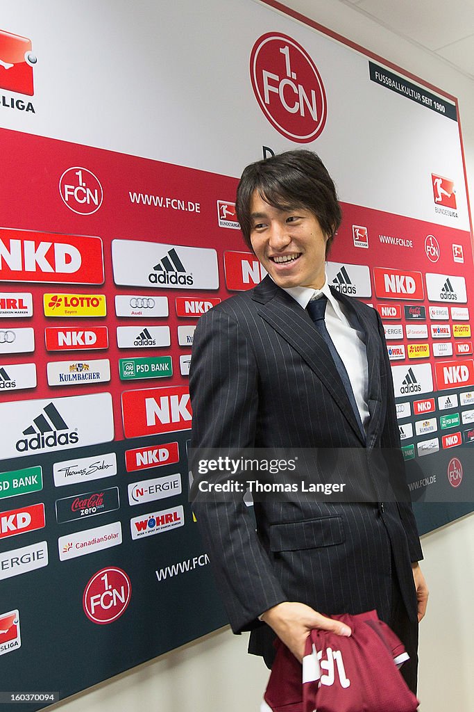 1. FC Nuernberg Presents New Player Mu Kanazaki - Press Conference