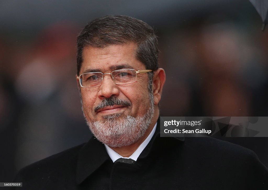 Egyptian President Mursi Visits Berlin