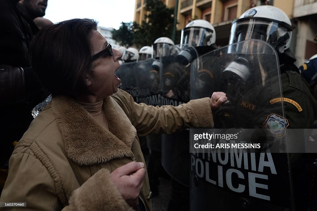 GREECE-FINANCE-ECONOMY-LABOUR-PROTEST