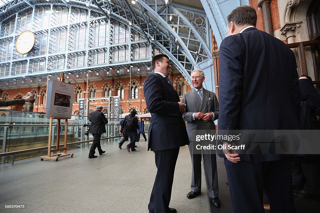 The Prince Of Wales And Duchess Of Cornwall Mark 150th Anniversary Of London Underground