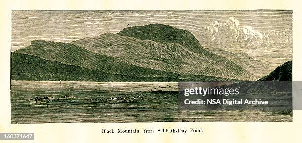 black mountain, new york - the narrows zion stock illustrations