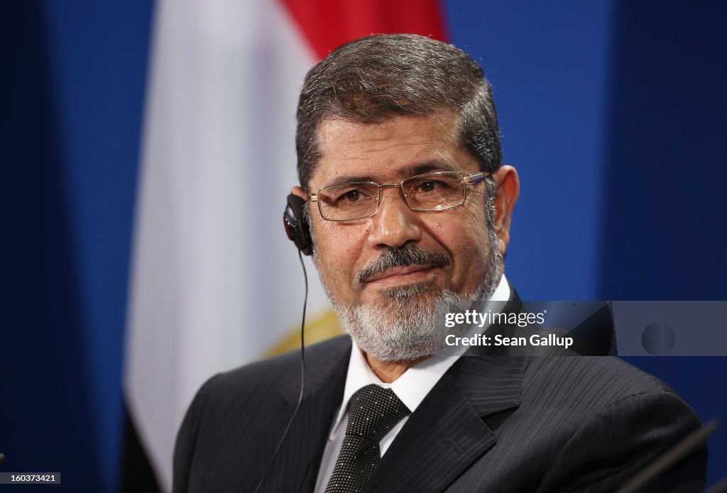 Egyptian President Mursi Visits Berlin