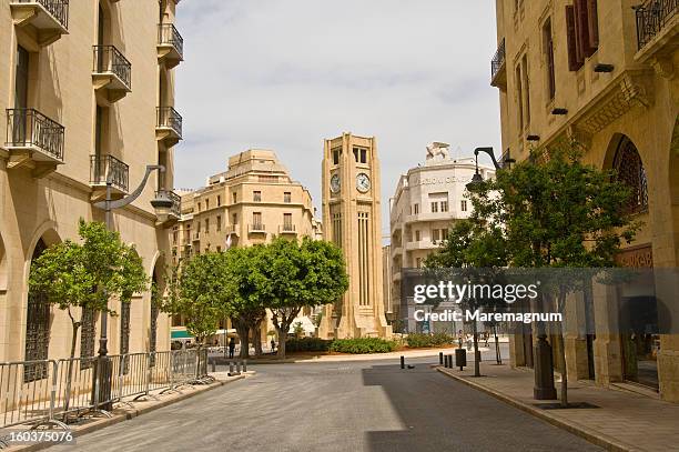etoile square in downtown - beirut street stock pictures, royalty-free photos & images