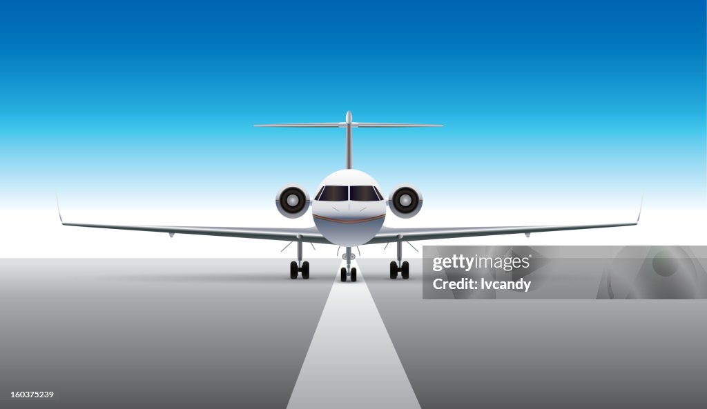 ビジネスの飛行機