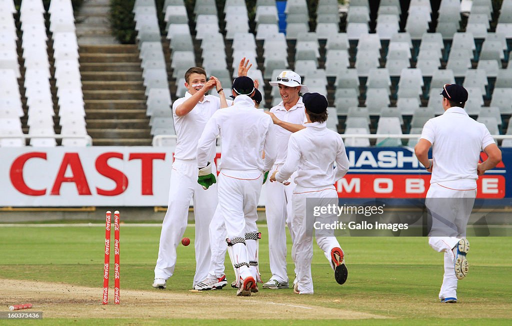 First Under-19 Youth Test: South Africa v England - Day 4