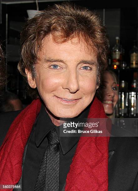 Barry Manilow attends the after party for the "Manilow On Broadway" opening night at the Copacabana on January 29, 2013 in New York City.