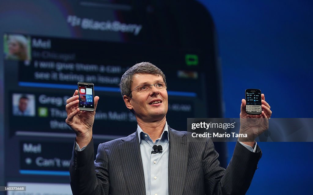 Blackberry Unveils It's New Operation System And Phone