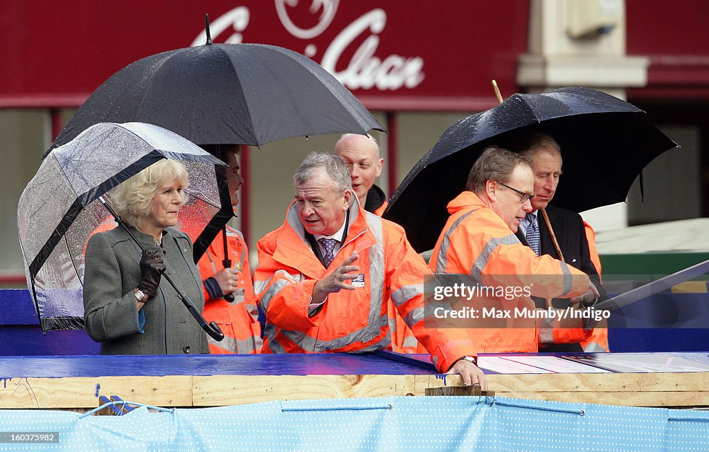 The Prince Of Wales And Duchess Of Cornwall Mark 150th Anniversary Of The Underground