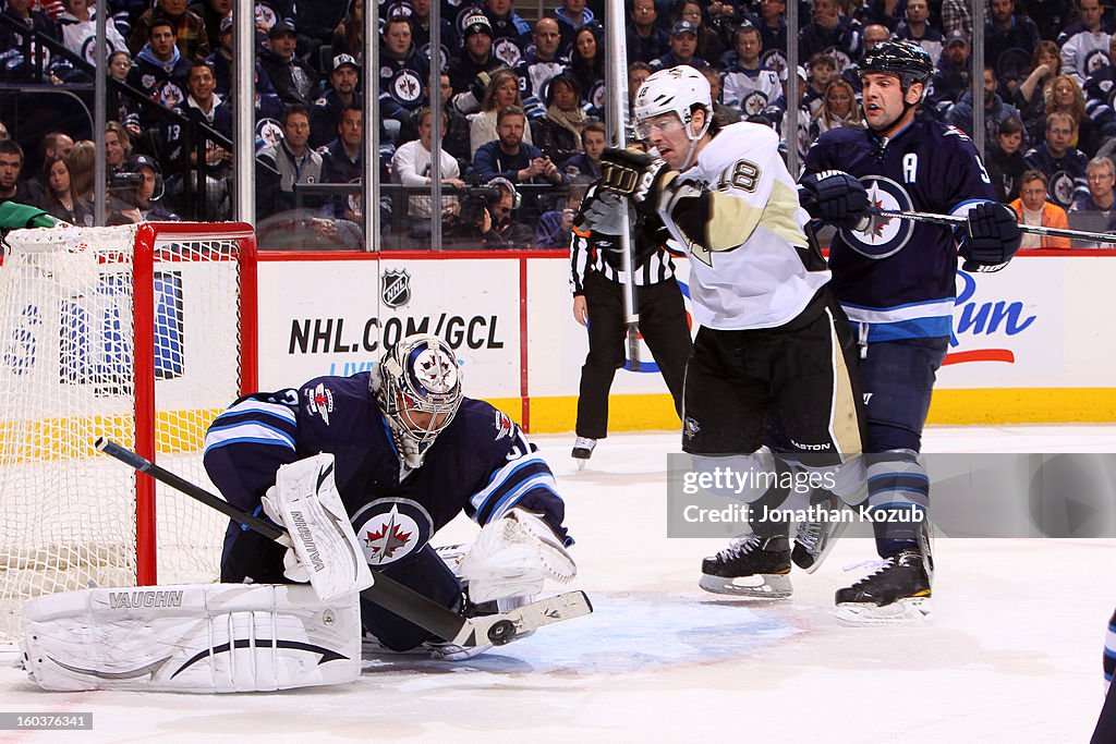 Pittsburgh Penguins v Winnipeg Jets