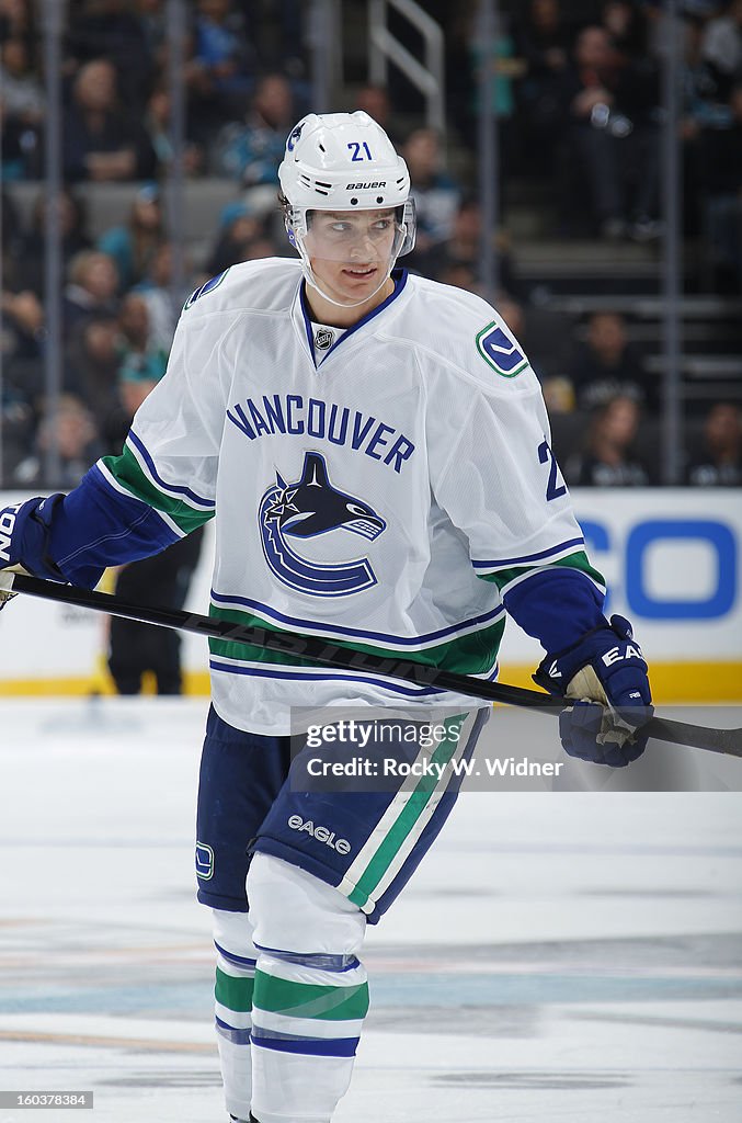 Vancouver Canucks v San Jose Sharks