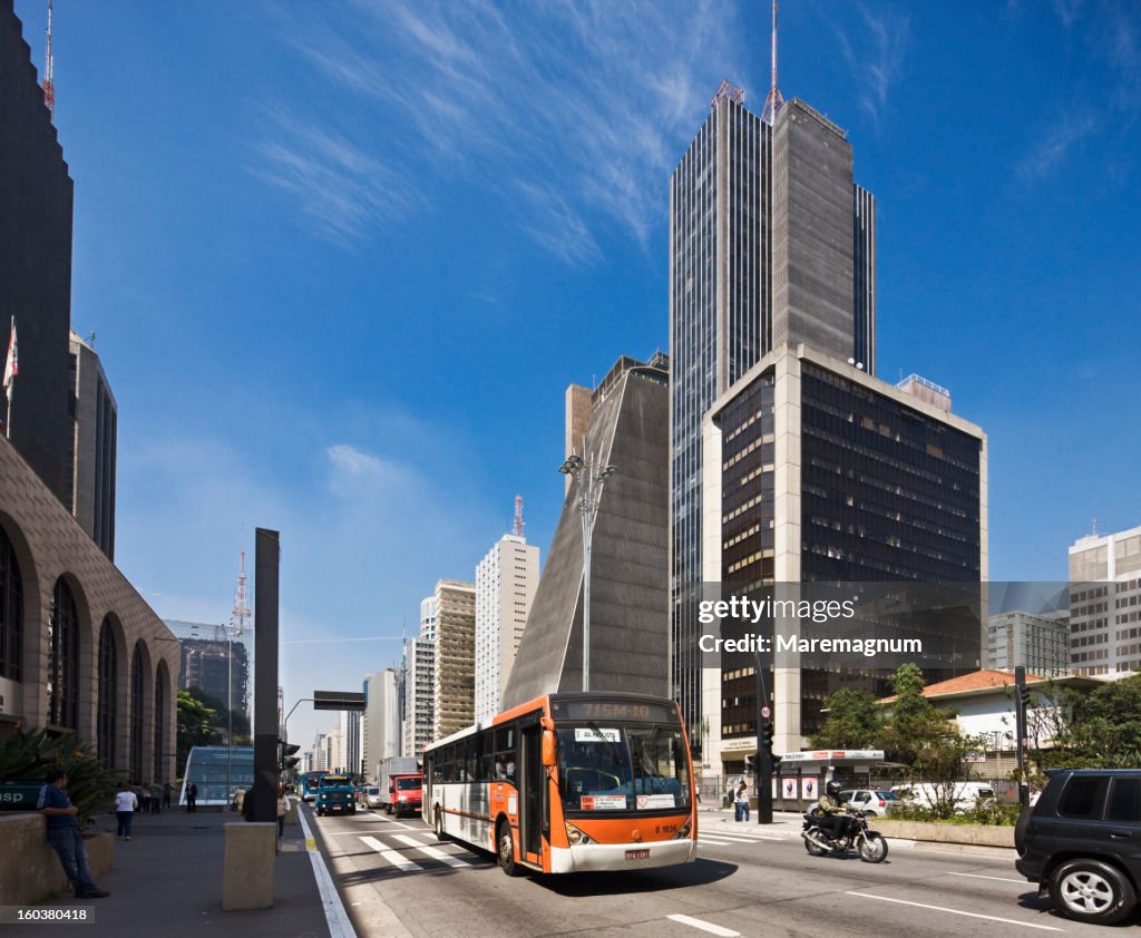 View of Avenida (street) Paulista