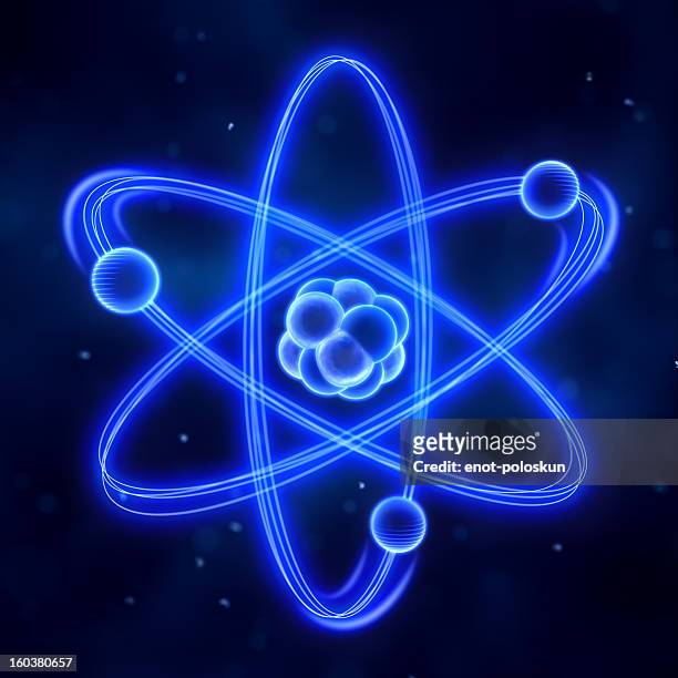 atom - elettrone foto e immagini stock