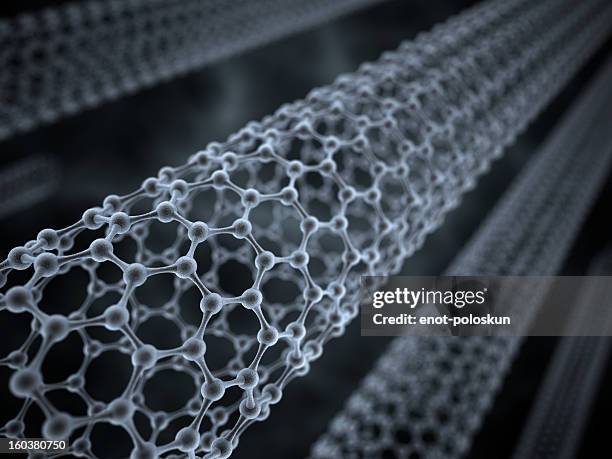 nanotube de carbono - nanotecnología fotografías e imágenes de stock