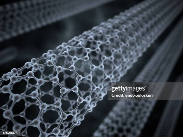 nanotube de carbone - nanotechnologie photos et images de collection
