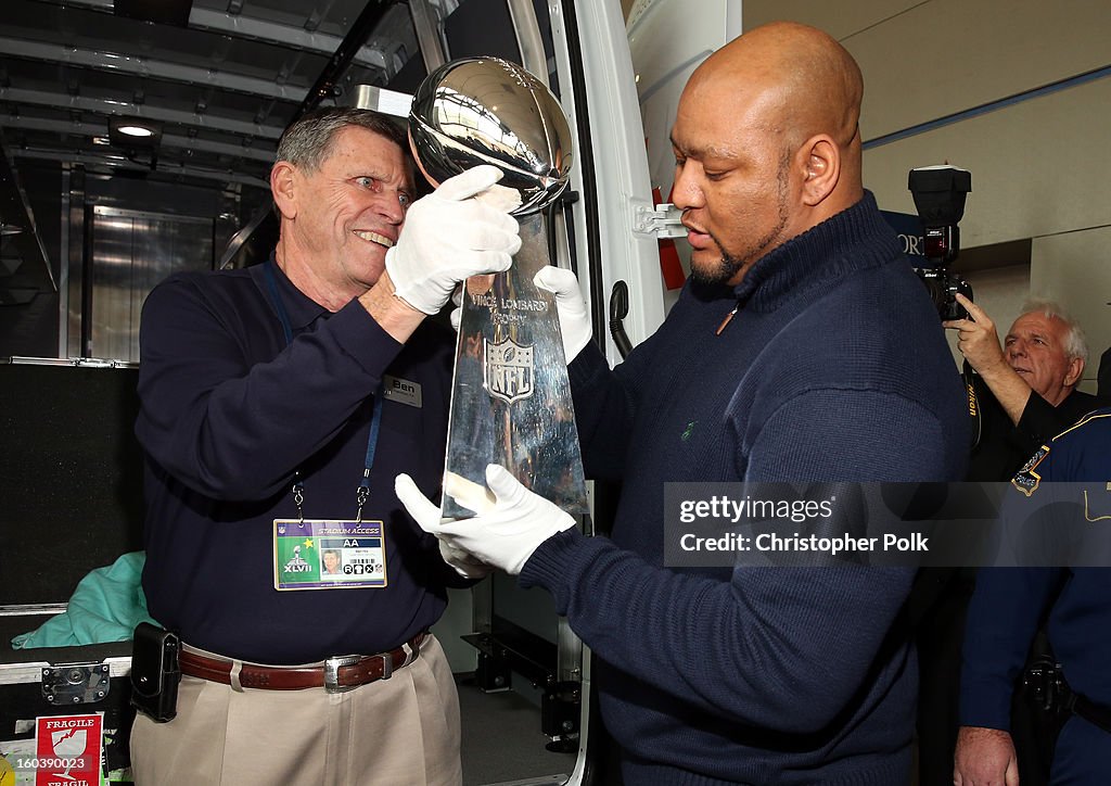 FedEx Delivered Vince Lombardi Trophy To New Orleans For Super Bowl XLVII