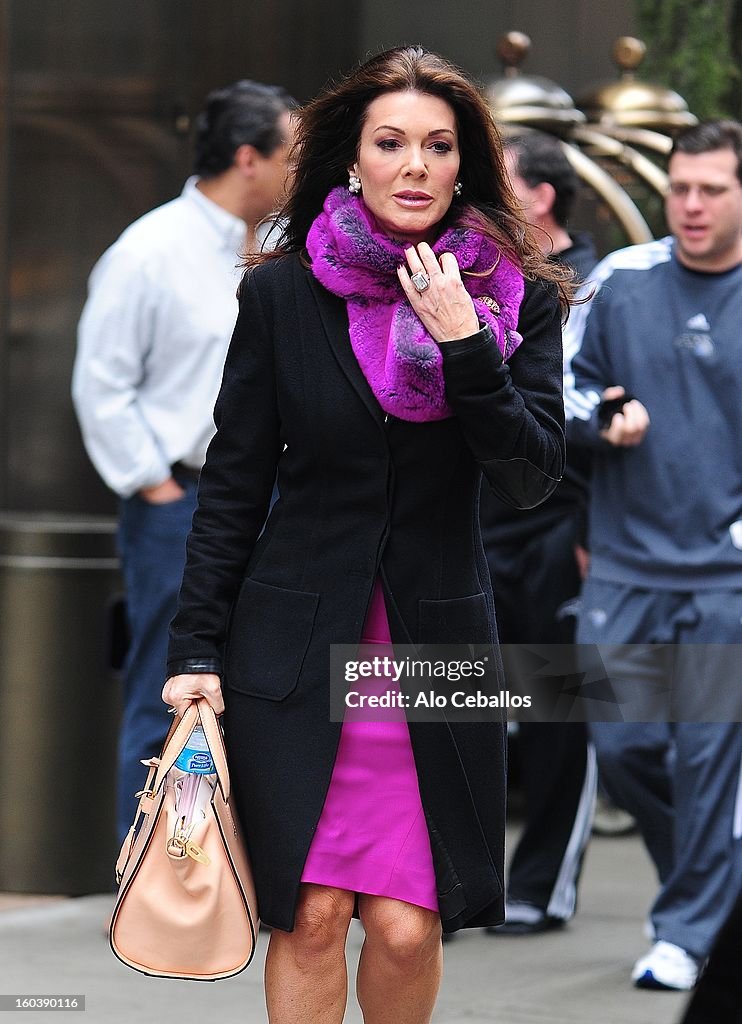 Celebrity Sightings In New York City - January 30, 2013