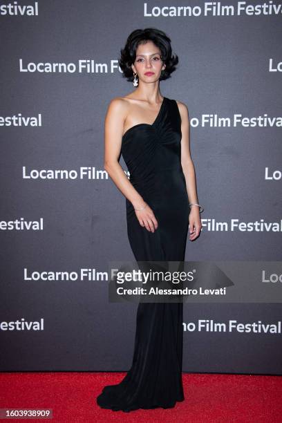 Noee Abita attends the red carpet at the 76th Locarno Film Festival on August 09, 2023 in Locarno, Switzerland.