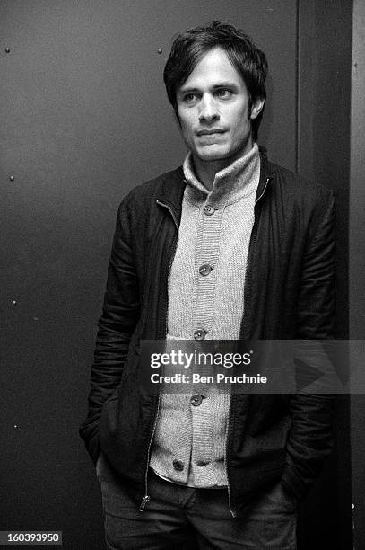 Gael Garcia Bernal attends a photocall to promote his Oscar nominated film 'No', which tells the story of Chilean dictator Augusto Pinochet at The...