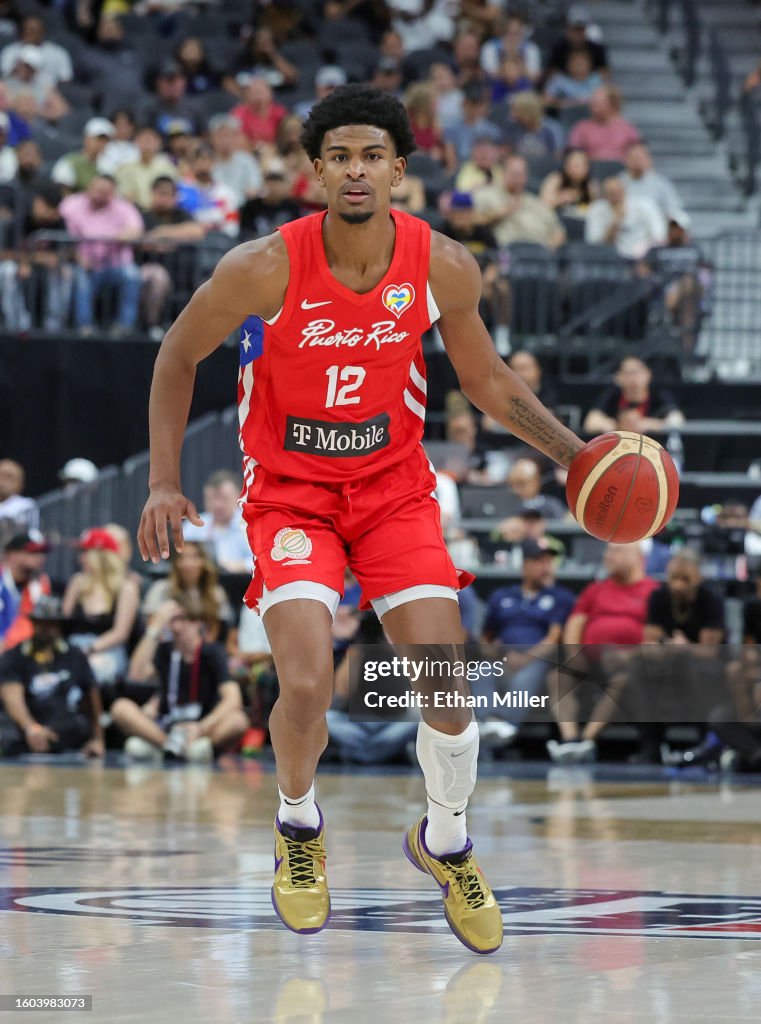 2023 FIBA World Cup - USA Men's National Team v Puerto Rico