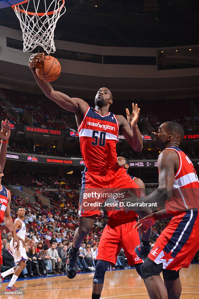 Washington Wizards v Philadelphia 76ers