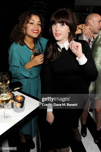 Antonia Thomas and Alexandra Roach attend the InStyle Best Of British Talent party in association with Lancome and Avenue 32 at Shoreditch House on...