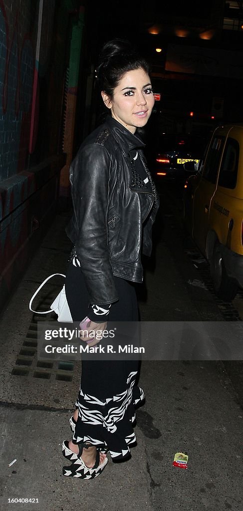 Celebrity Sightings In London - January 30, 2013