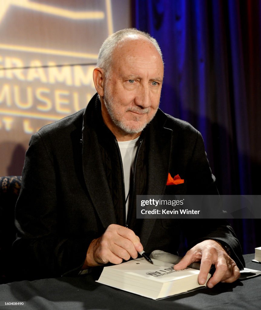 The GRAMMY Museum Presents Pete Townshend "Who Am I" Book Signing