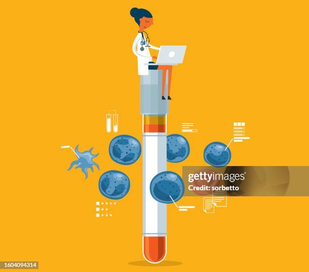 Lab Testing Graphi Laboratory Blood Test High-Res Vector Graphic - Getty Images