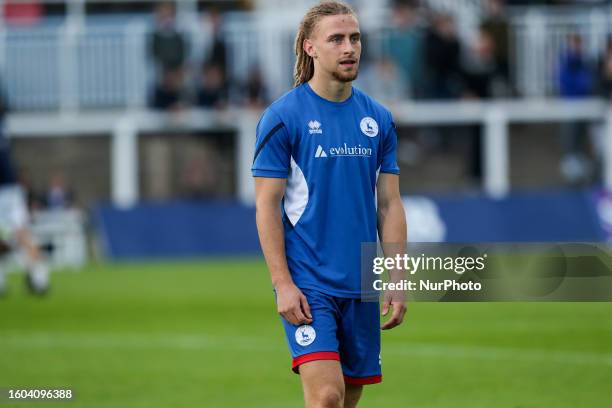 Kieran Burton of Hartlepool United during the Vanarama National League match between Hartlepool United and Maidenhead United at Victoria Park,...